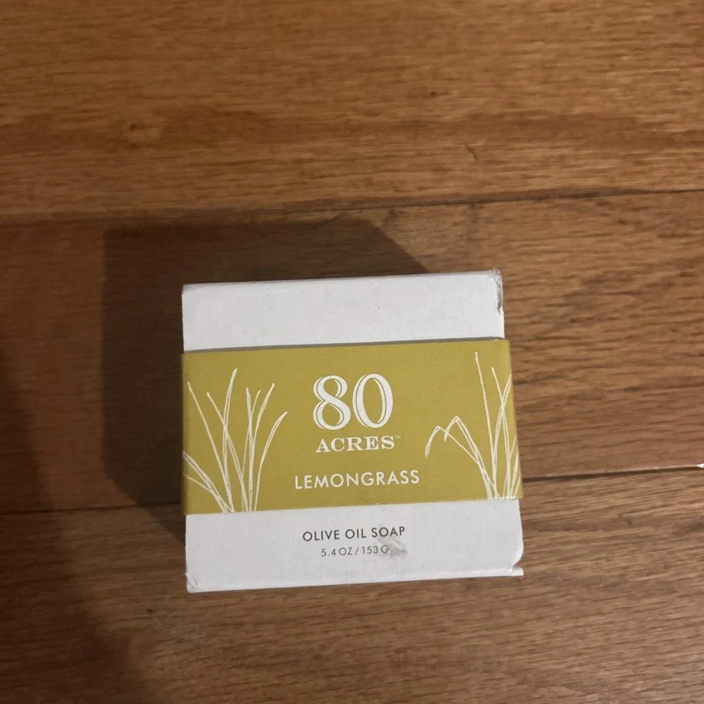 NWT80 Acres Lemongrass • OLIVE OIL SOAP • 5.4 OZ‎ / 153G